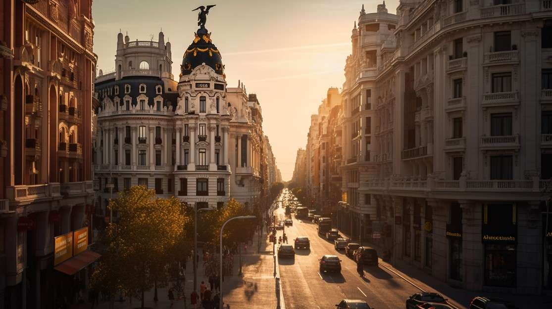 Eine Reiseroute durch das sonnige Spanien