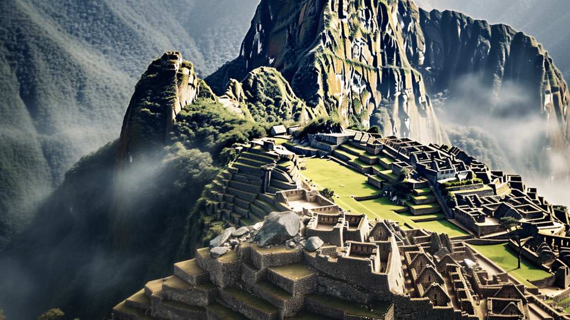 Die Schönheit und Kultur von Peru