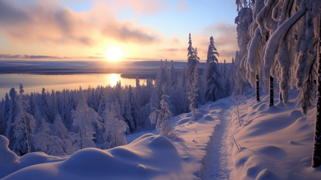 Entspannter Winterurlaub in Finnland
